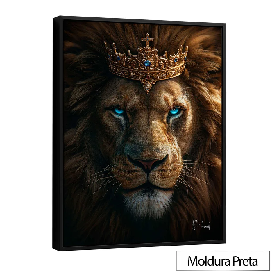 8818 Quadro Leão Rei dos Reis (8)
