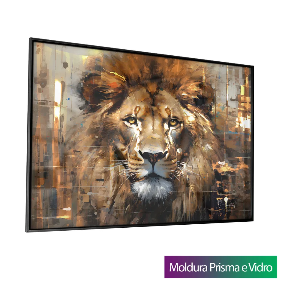 Quadro Leão Strati D'Arte — foto 17