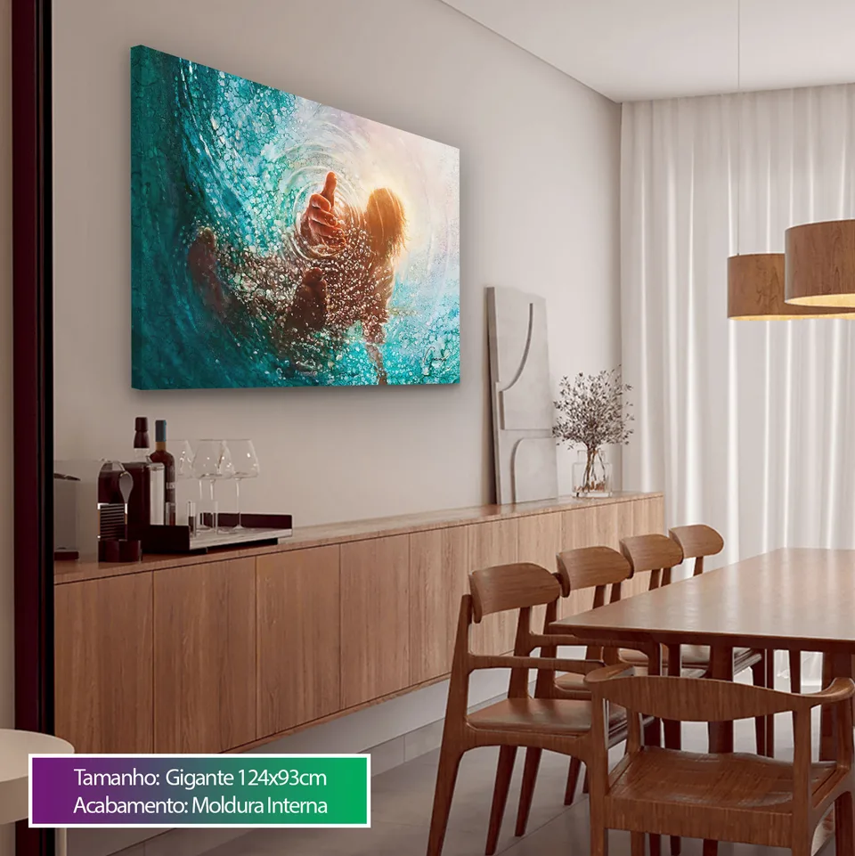 Quadro Crê no Senhor Jesus Cristo e serás salvo — foto 10