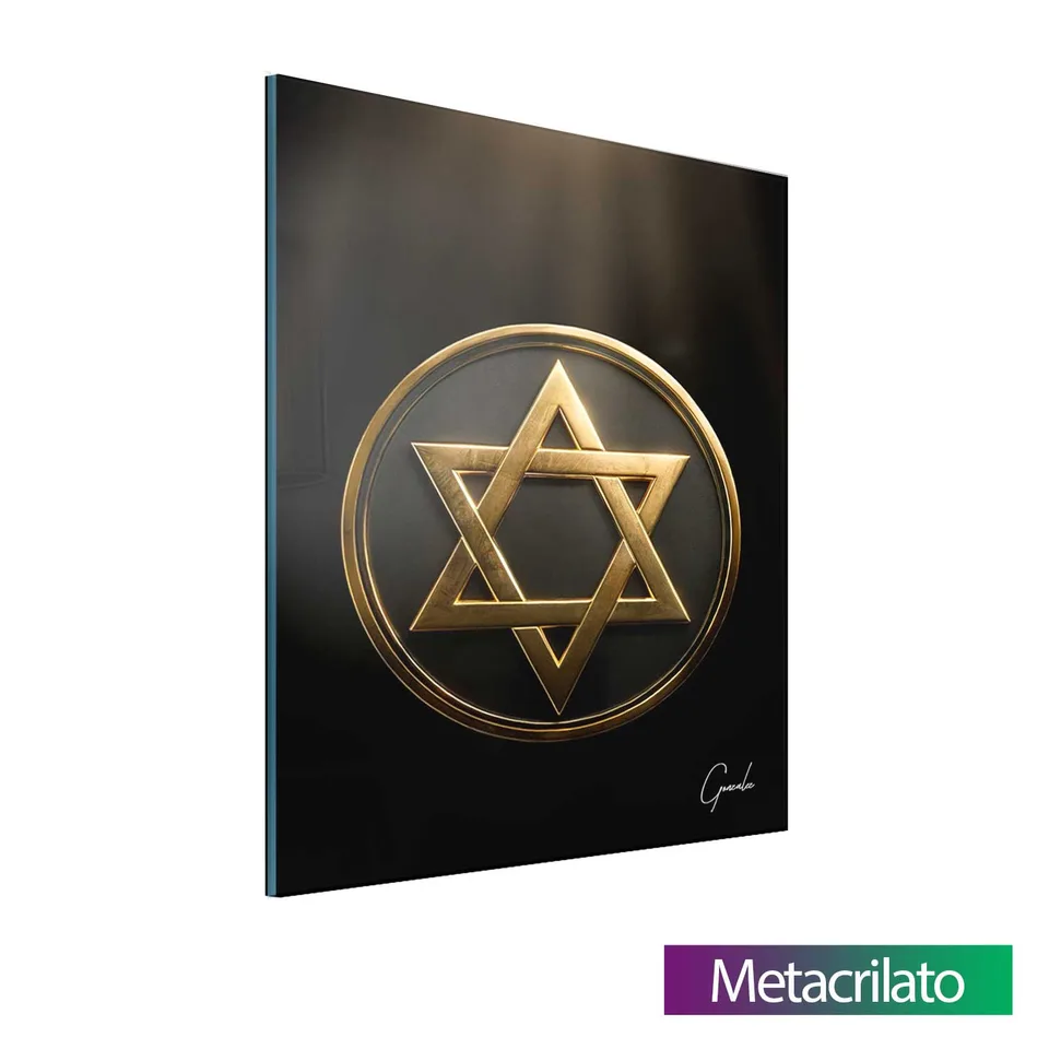 8900 Quadro Medalhão Estrela de Davi (9)