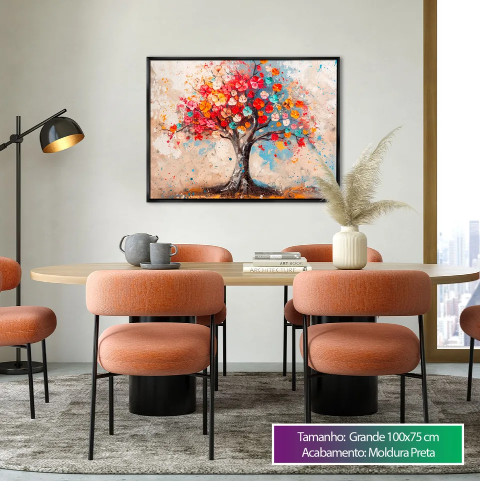 Quadro Árvore Alegria Floral — foto 5