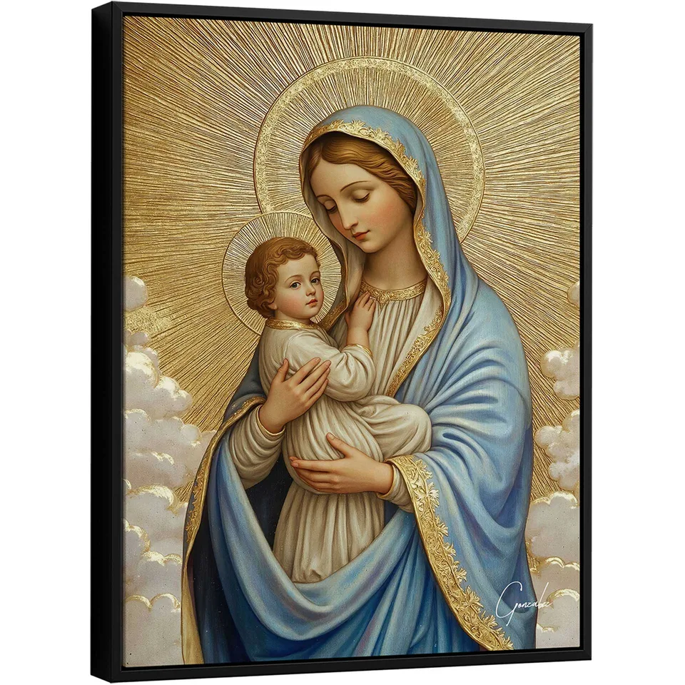 Quadro O Amor Materno de Maria Capa