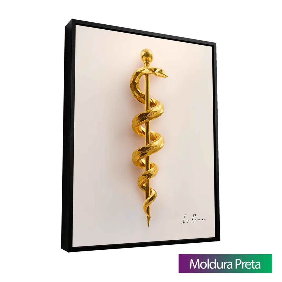 8842 Quadro Medicina Dourada (4)