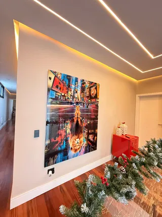 Quadro Mindset é Tudo na casa de Vanessa Ribeiro