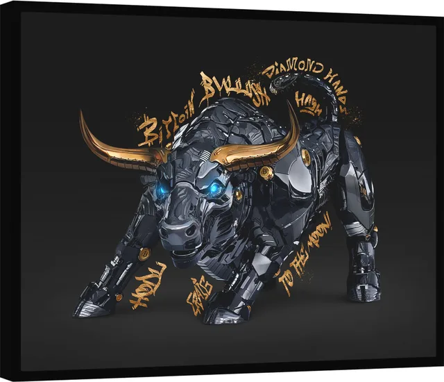 Quadro Criptobull - Artista CRAIG | QuadrosDecorativos.com