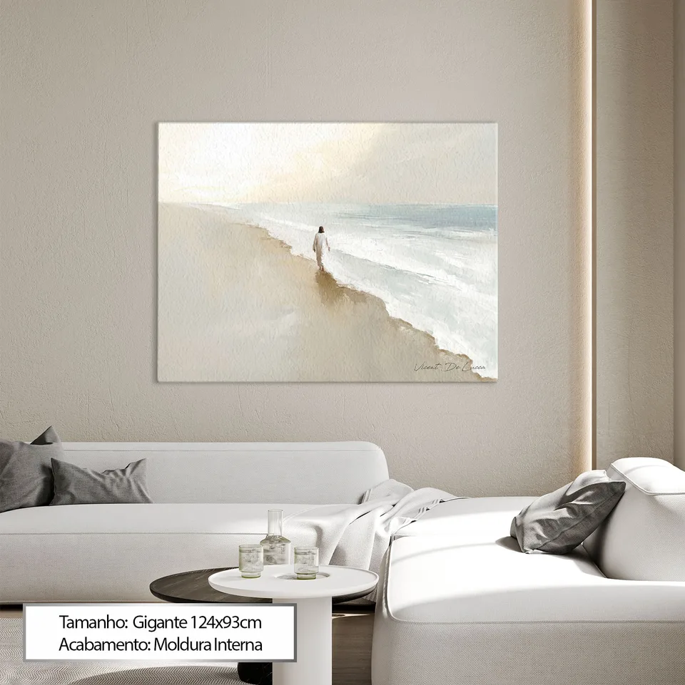7049 Quadro Jesus Caminhando no Litoral – Coleção Minimalista (21)