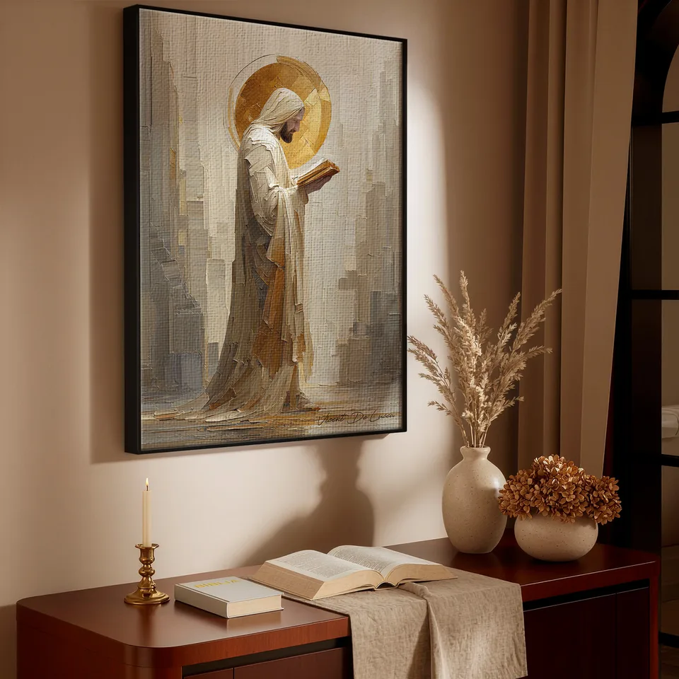 quadro a sabedoria divina - canto de oracao vicent de lucca