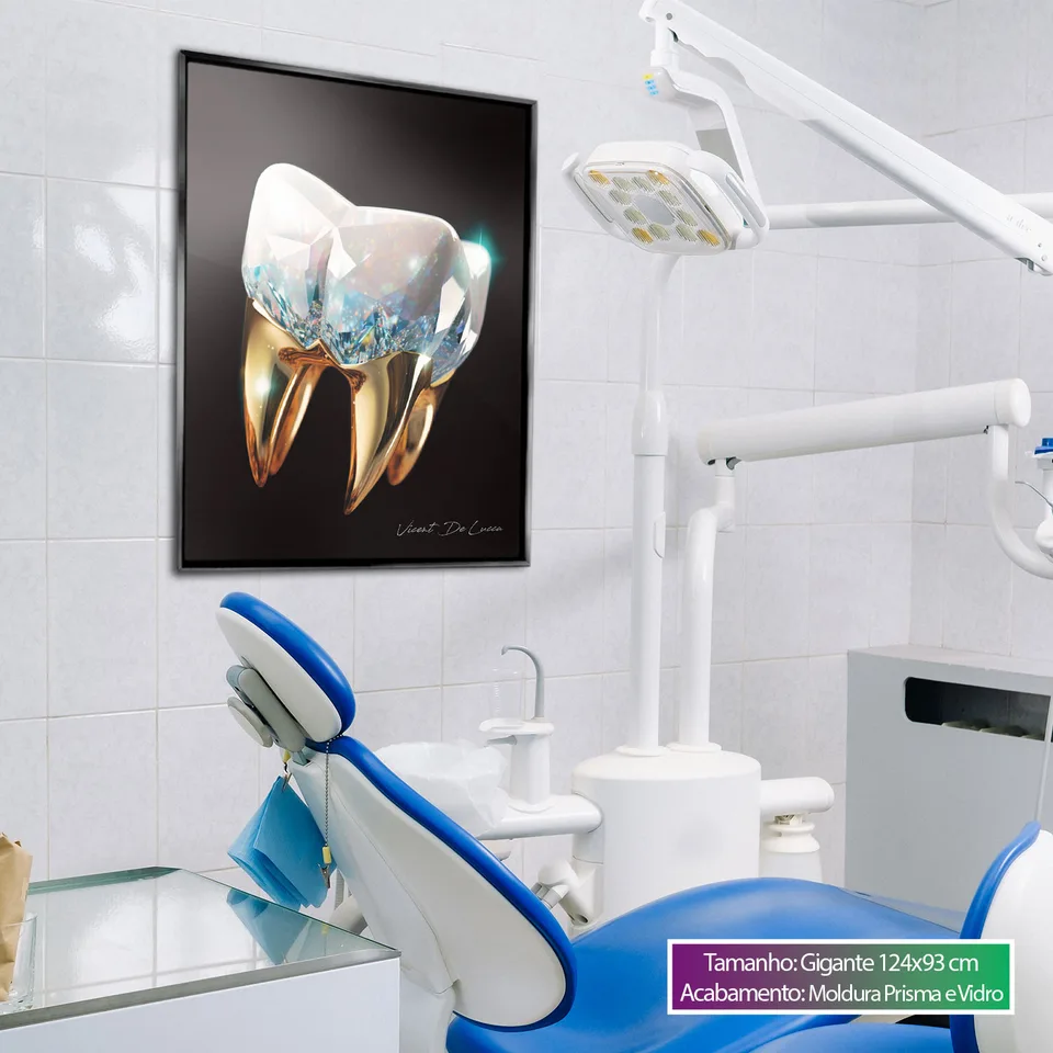 Quadro decorativo Dente de Diamante