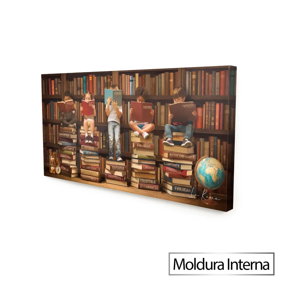 Quadro Biblioteca do Conhecimento