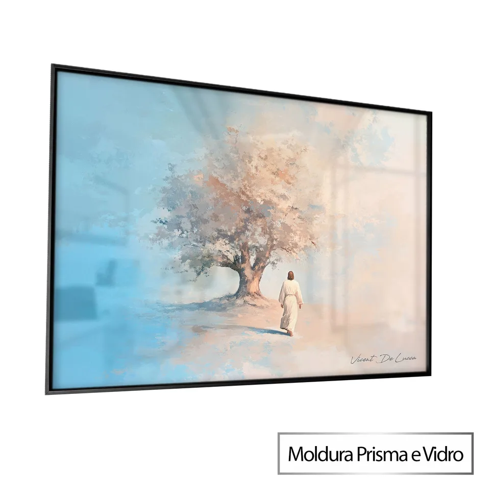 Quadro Jesus e a Árvore de Fé - Coleção Minimalista — foto 12
