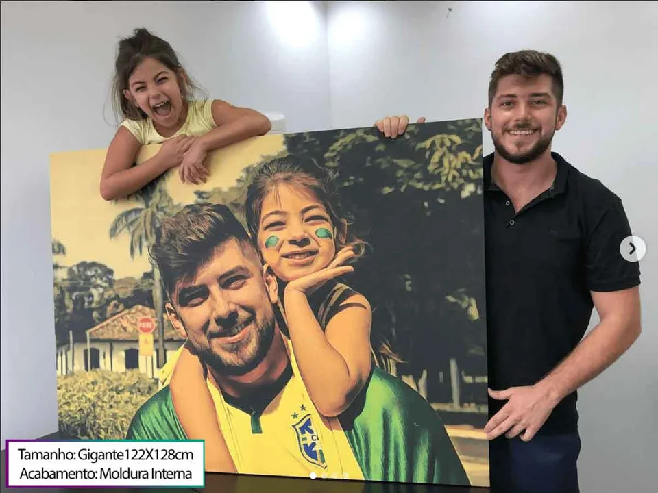 Personalizado Artístico - Sua Foto Em Pintura