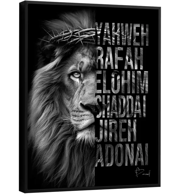 Quadro Os Nomes de Deus - Quadros para Quarto | QuadrosDecorativos.com