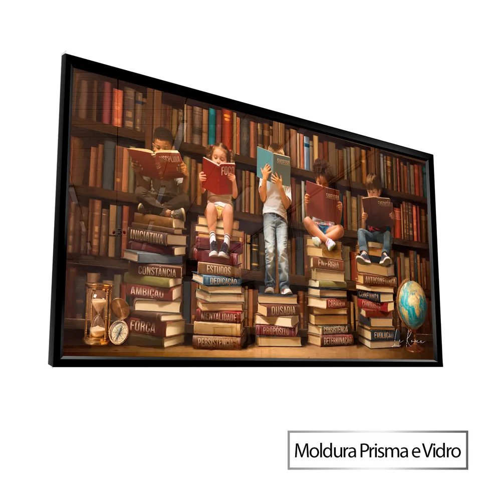 Quadro Biblioteca do Conhecimento