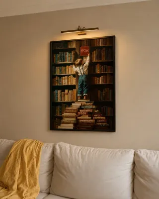 Quadro Crescendo com Sucesso na casa de Esther