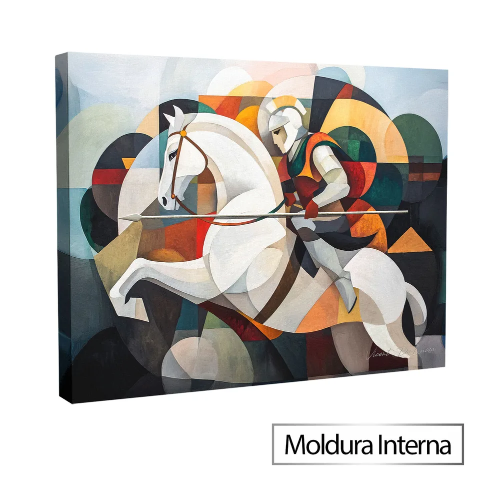 Quadro São Jorge o Cavaleiro da Luz