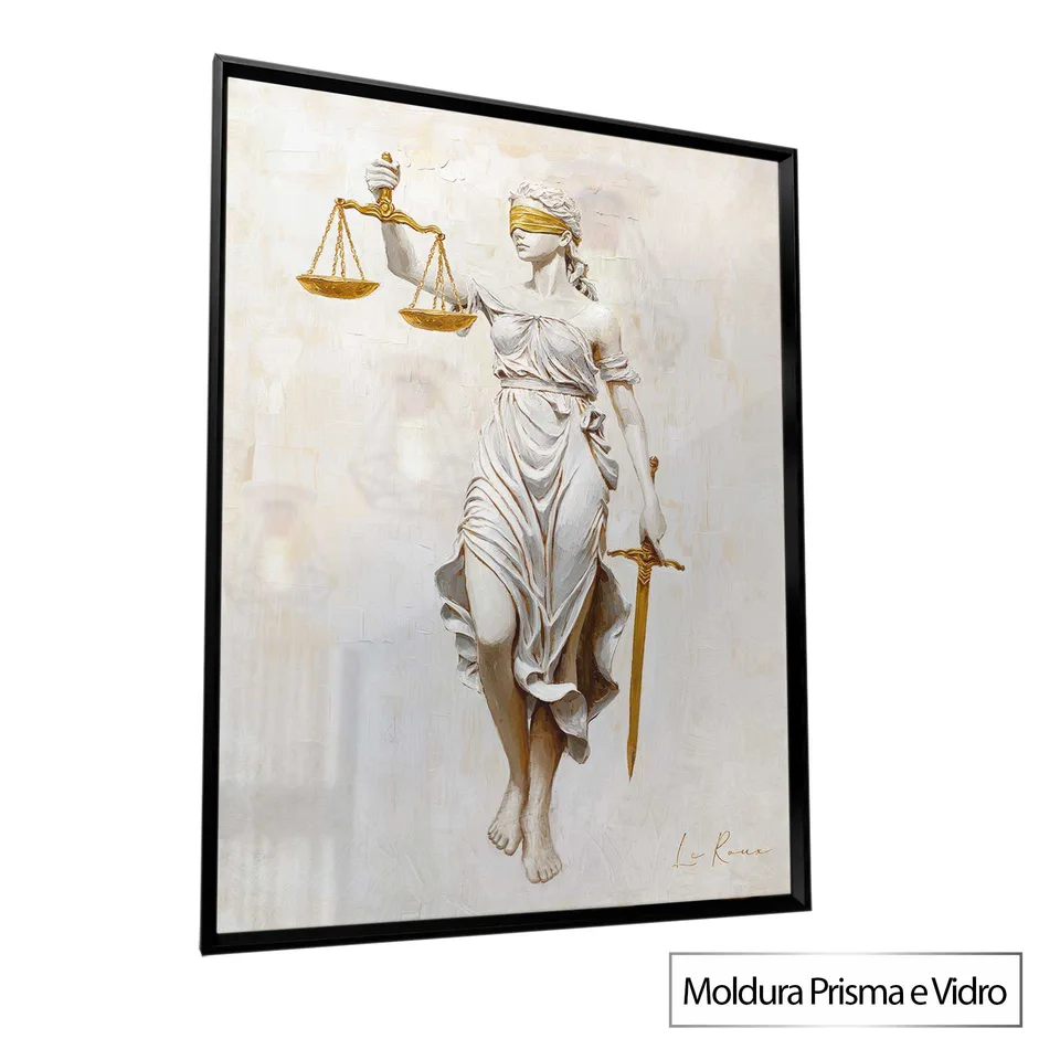 7056 Quadro Deusa da Justiça ClairArt ORIGINAL (2)