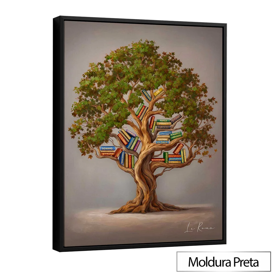 Quadro Árvore da Leitura — foto 11