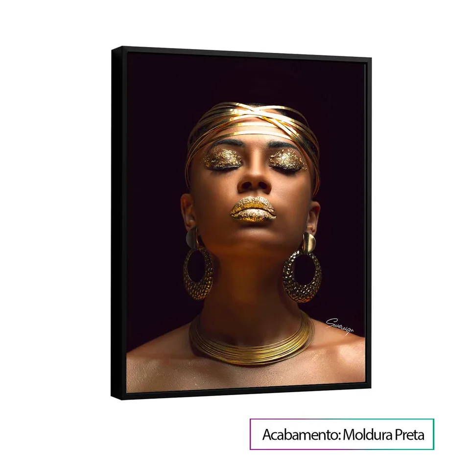 Quadro decorativo Africana Luxo