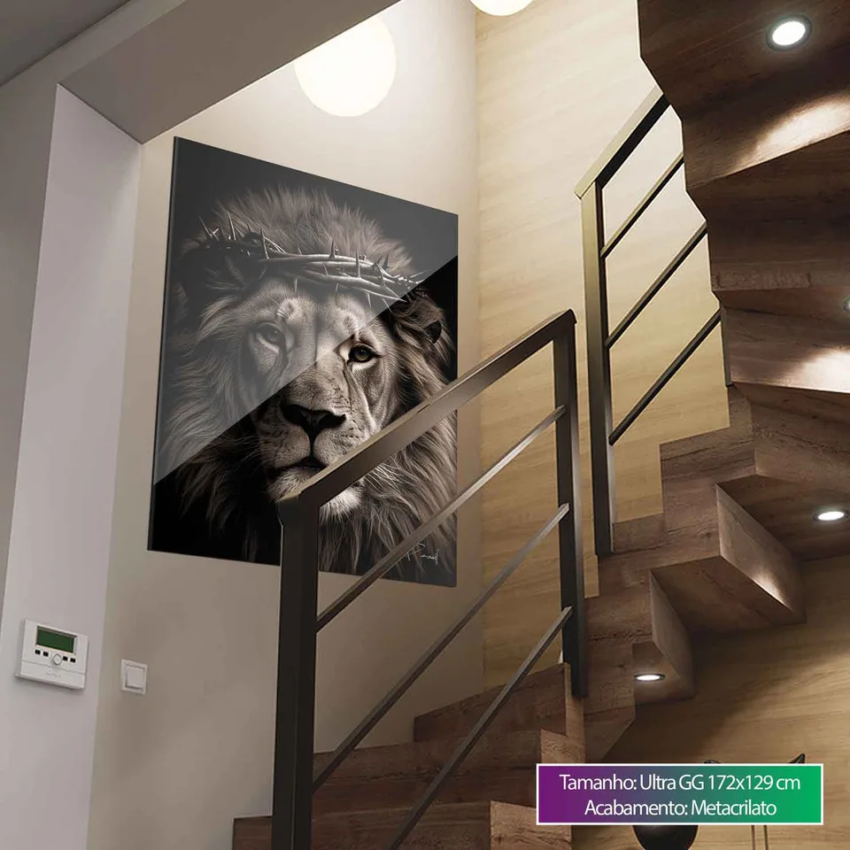 Quadro A Grandeza do Leão de Judá, de Benoit — foto 4