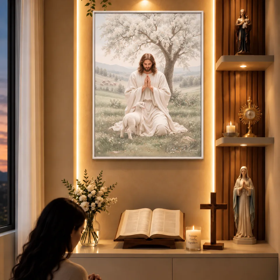 Quadro A Oração da Paz — foto 3