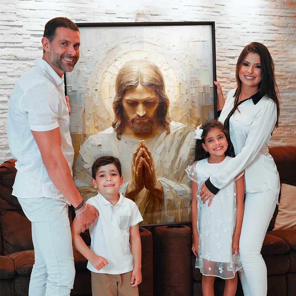 Quadro A Prece de Cristo, de Gonzalez — foto 2