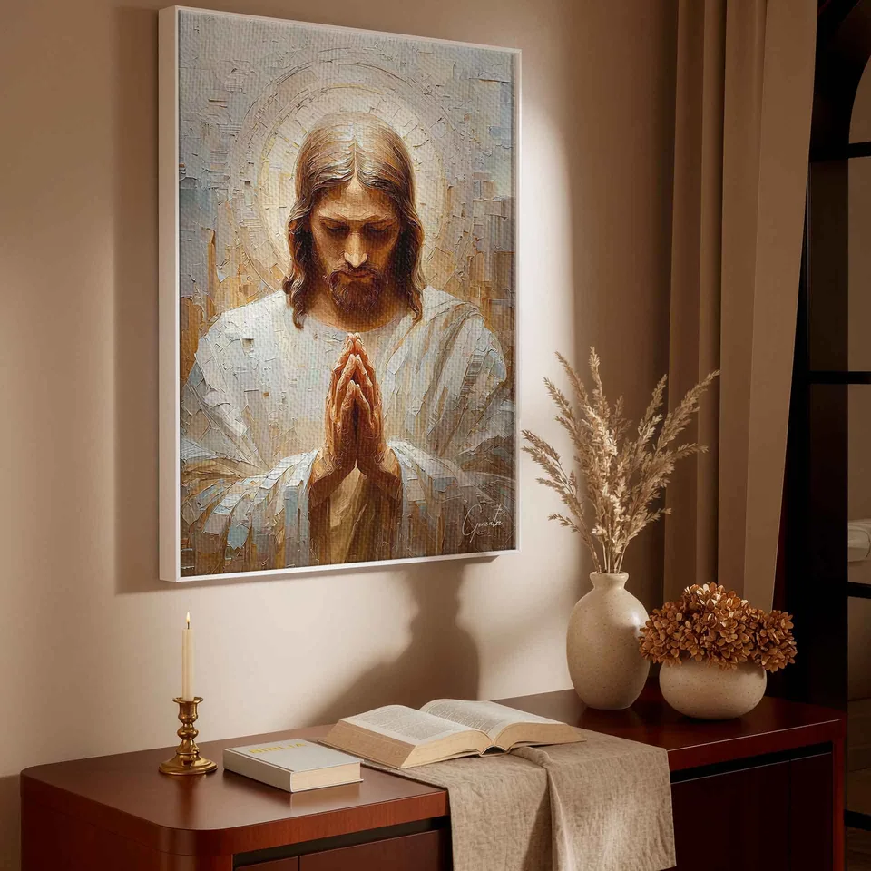 Quadro A Prece de Cristo, de Gonzalez — foto 5