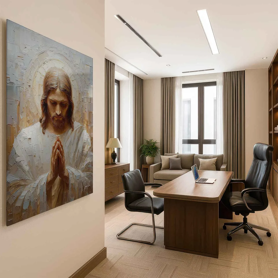 Quadro A Prece de Cristo, de Gonzalez — foto 7