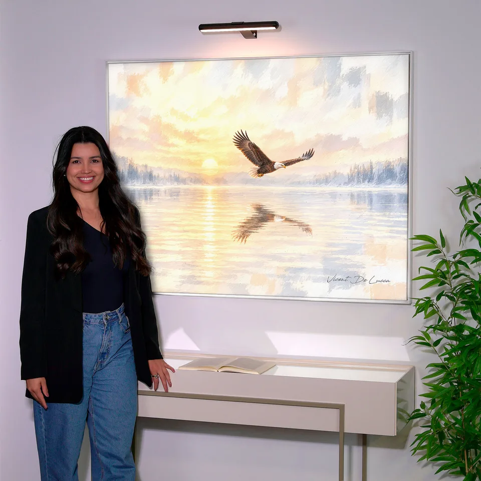 Quadro A Suavidade da Águia, de Vicent de Lucca — foto 5
