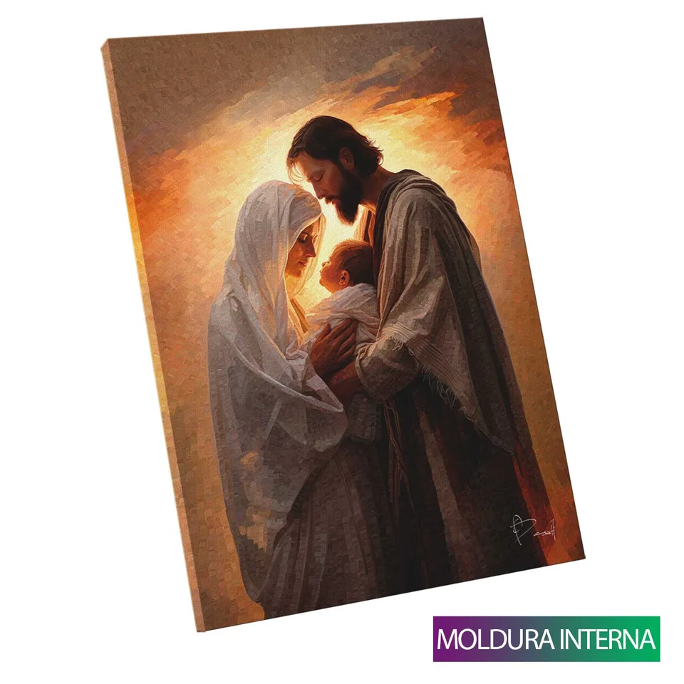 8928 Quadro Sagrada Família Realista (5)