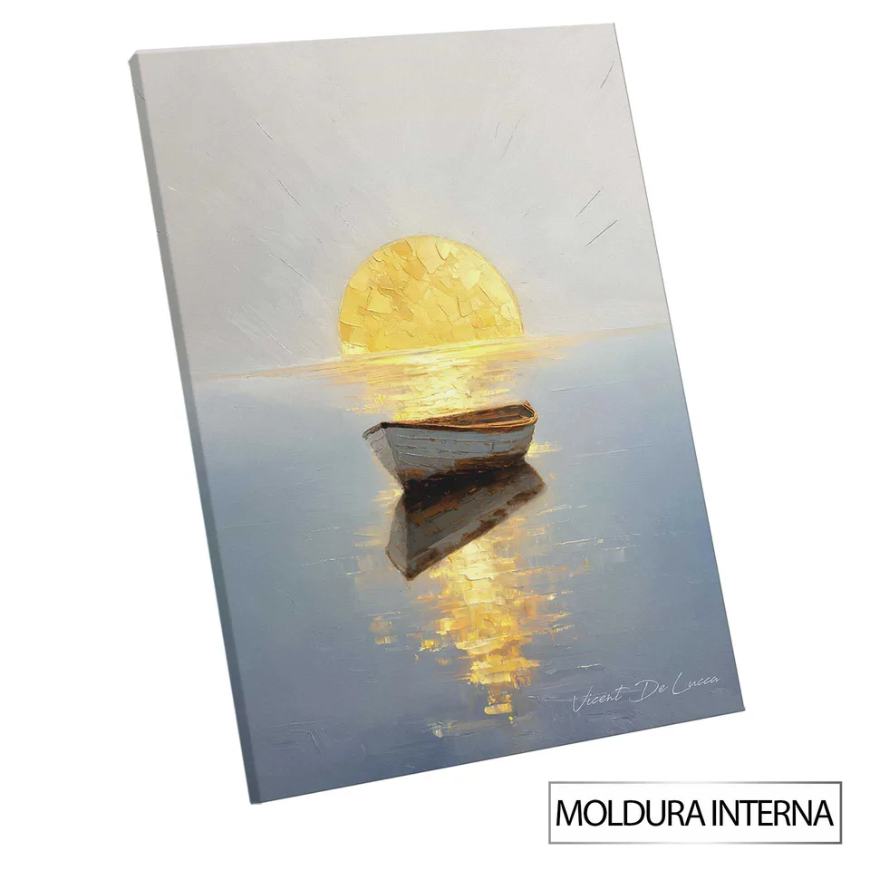 Quadro Serenidade do Horizonte — Moldura Interna, Médio 64x48