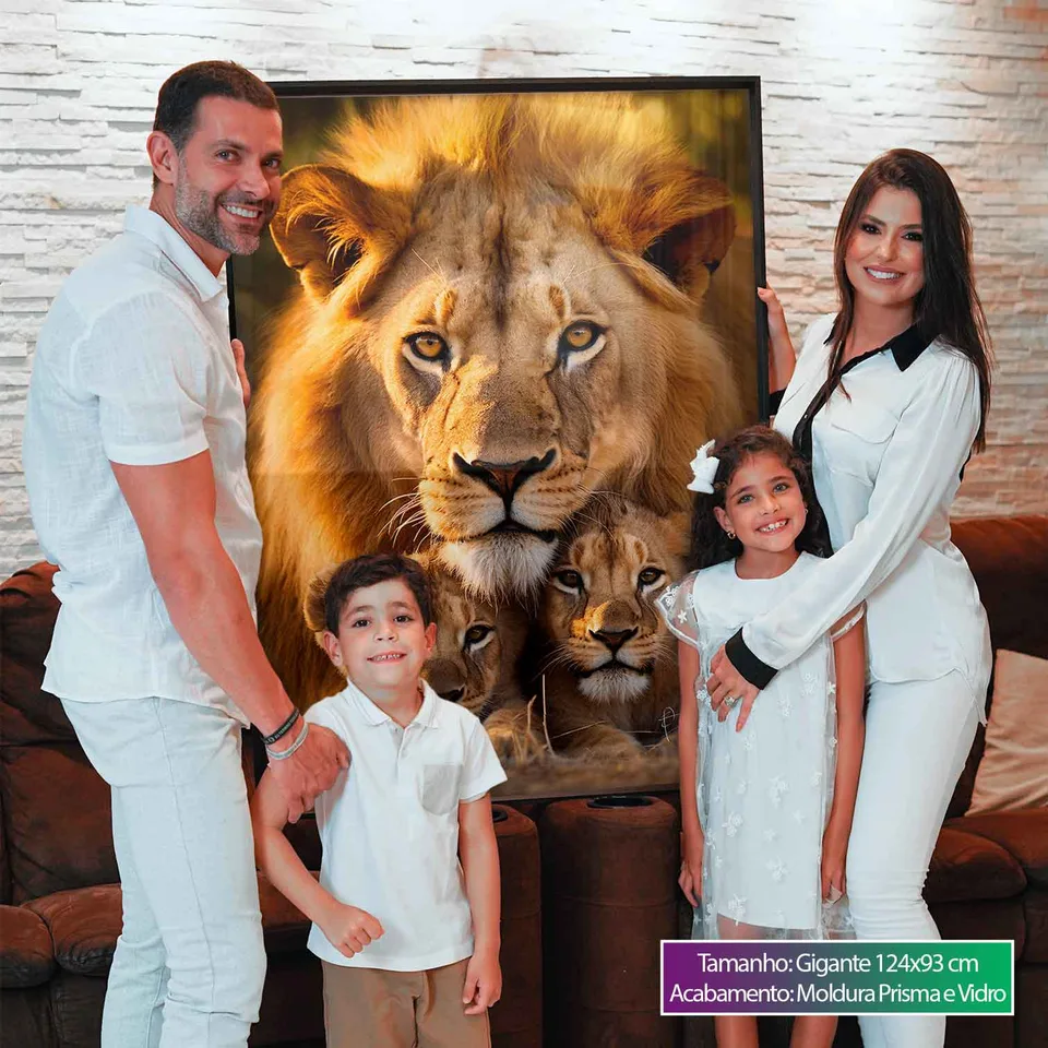 Quadro Proteção Paterna do Leão — foto 8
