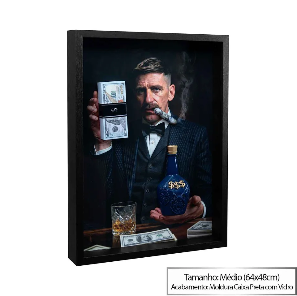 Arthur Shelby Whisky — Médio 64x48