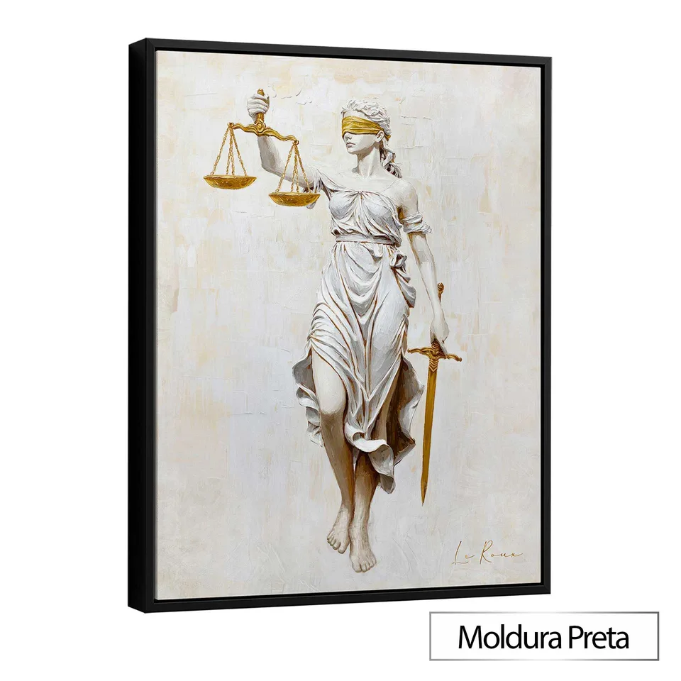 7056 Quadro Deusa da Justiça ClairArt ORIGINAL (3)