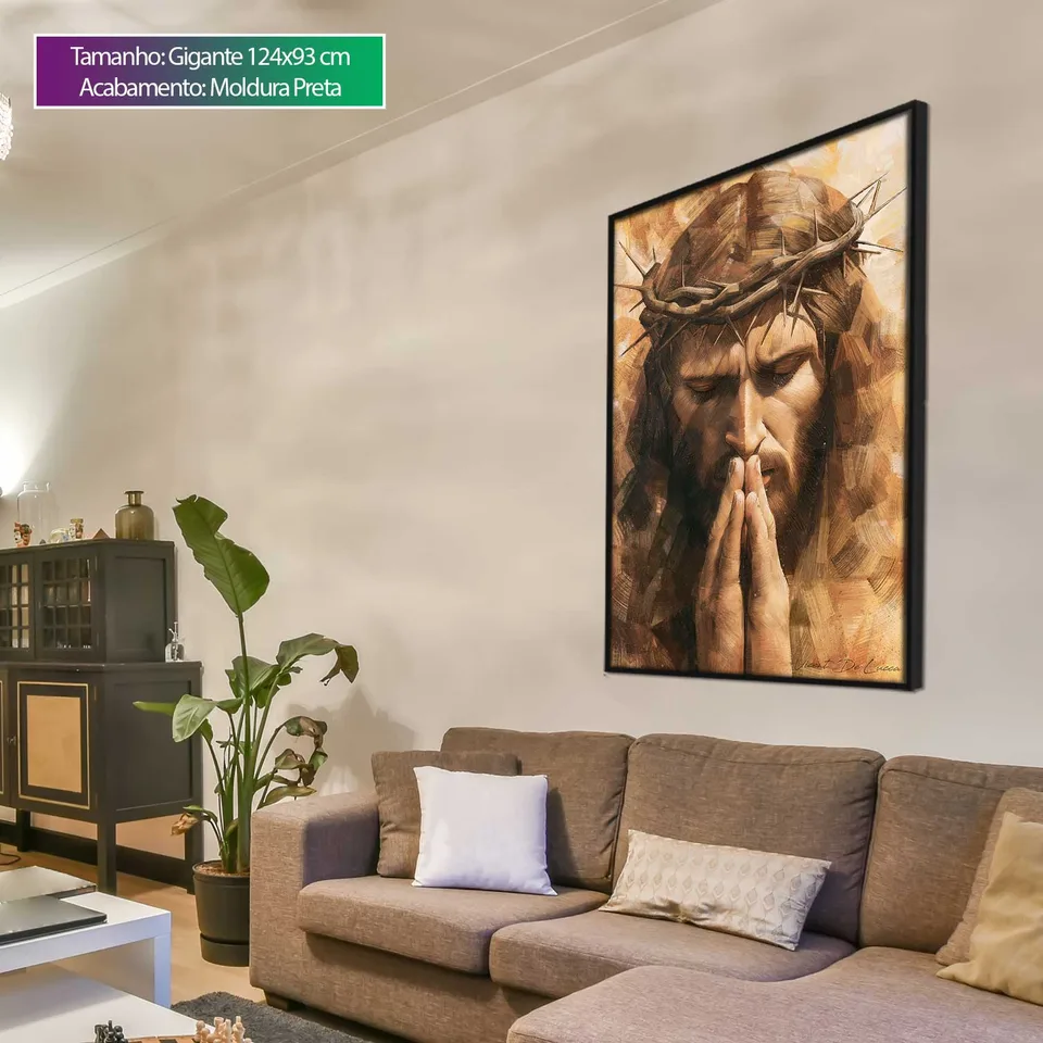 Quadro Oração de Jesus — foto 4