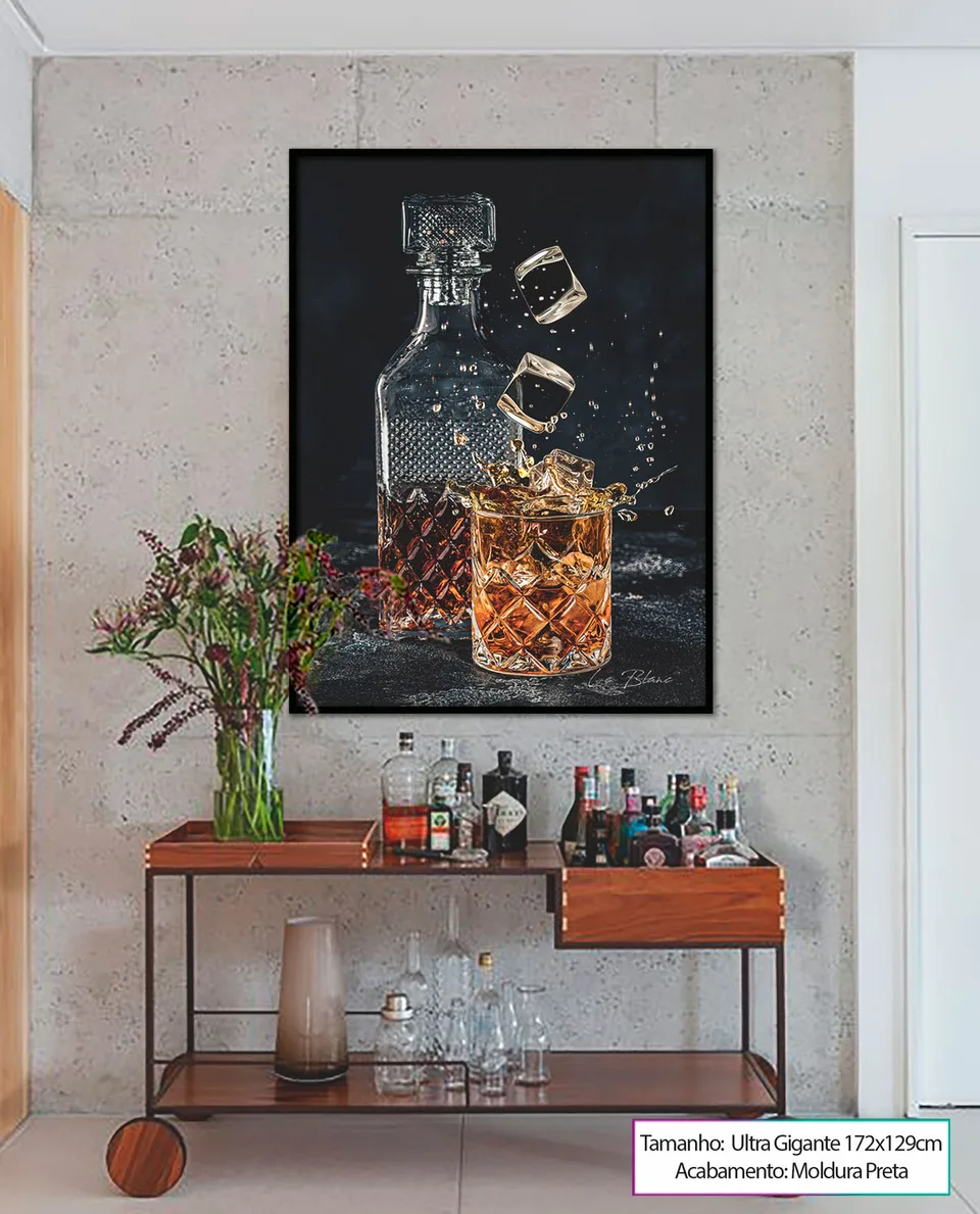 Quadro decorativo Whisky