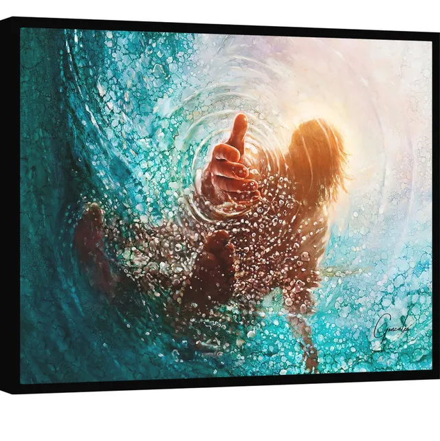Quadro Crê no Senhor Jesus Cristo e serás salvo - Quadros Religiosos | QuadrosDecorativos.com