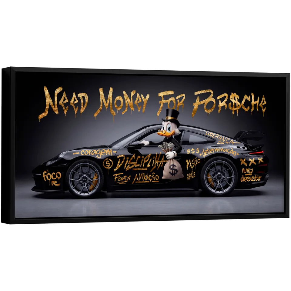 Quadro The Duck's Need Money for Porsche — foto 1