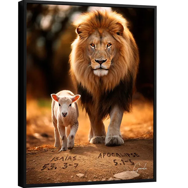 Quadro O Retorno do Leão de Judá - Quadros Leão de Judá | QuadrosDecorativos.com