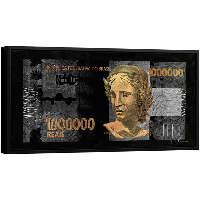 Quadro decorativo 1 Milhão de Reais capa