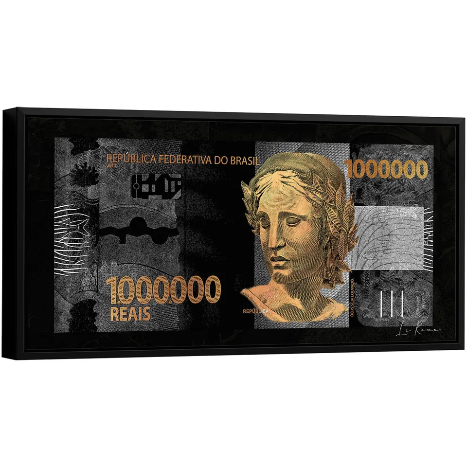 Quadro decorativo 1 Milhão de Reais capa