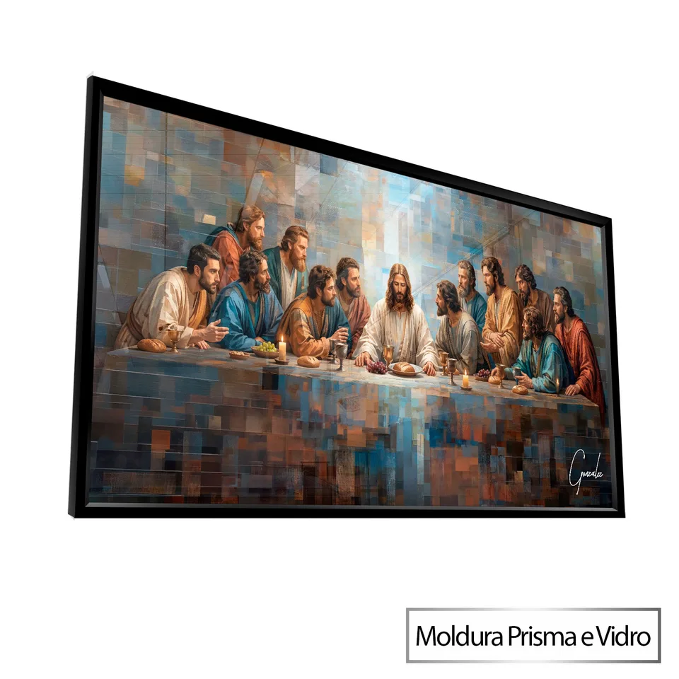 Quadro Abençoada Santa Ceia Grid Art — foto 6