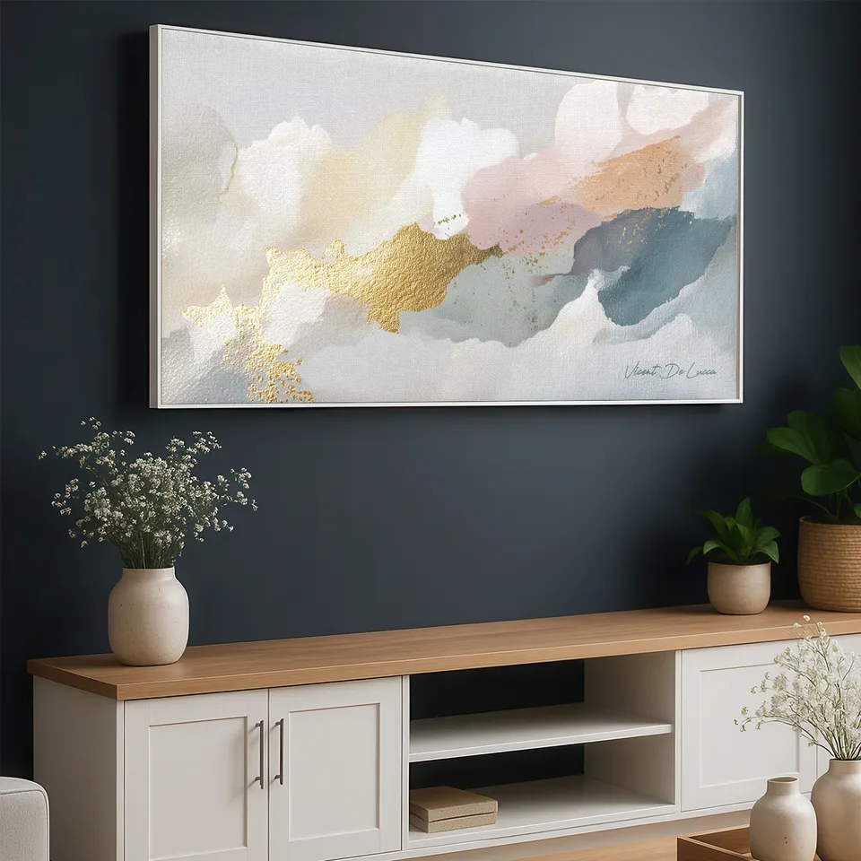 Quadro Abstrato Aura Suave, de Vicent de Lucca — foto 4