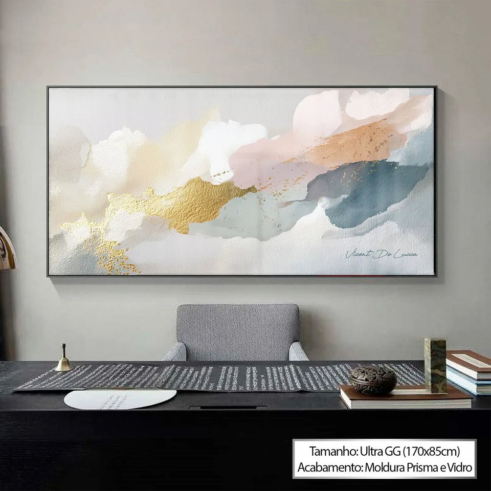 Quadro Abstrato Aura Suave, de Vicent de Lucca — foto 7