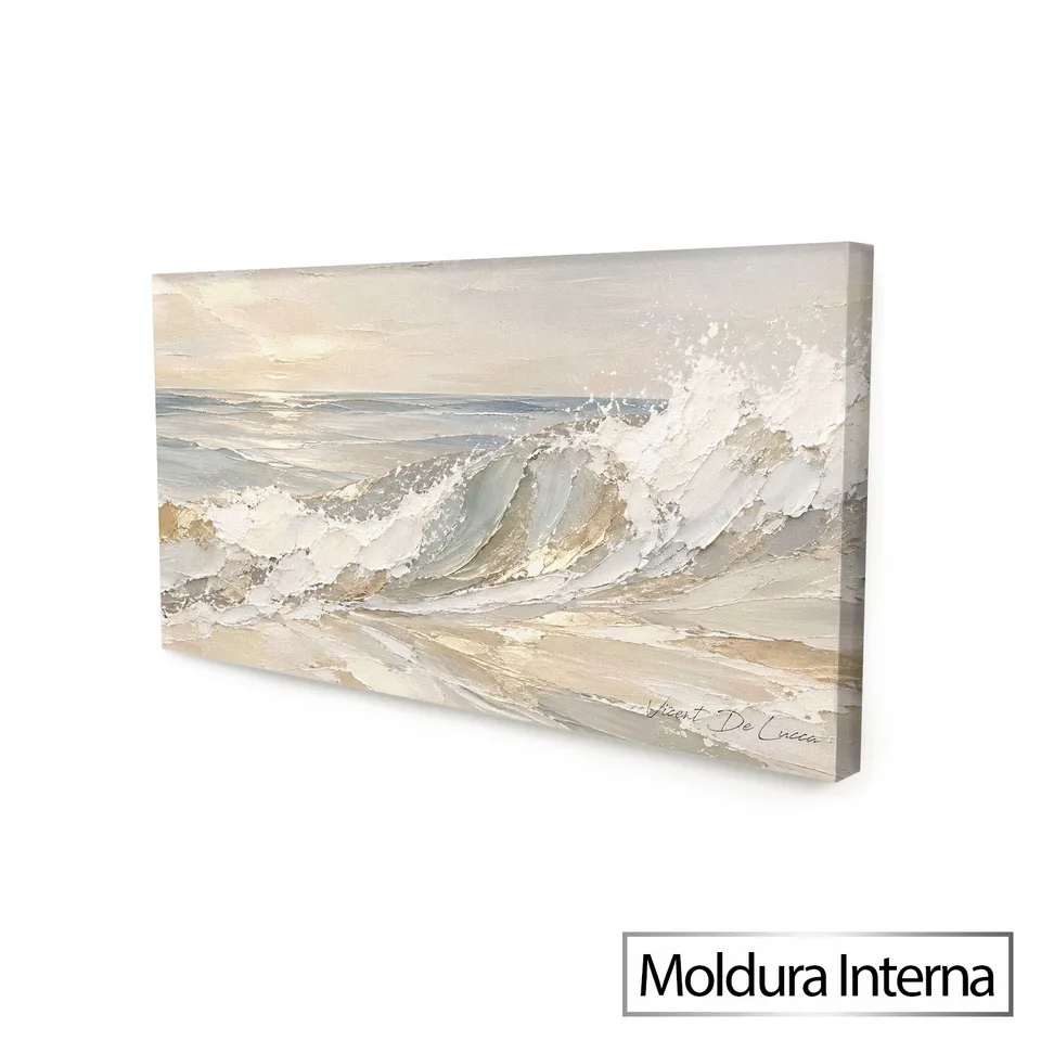 Quadro Abstrato BackWish com moldura interna
