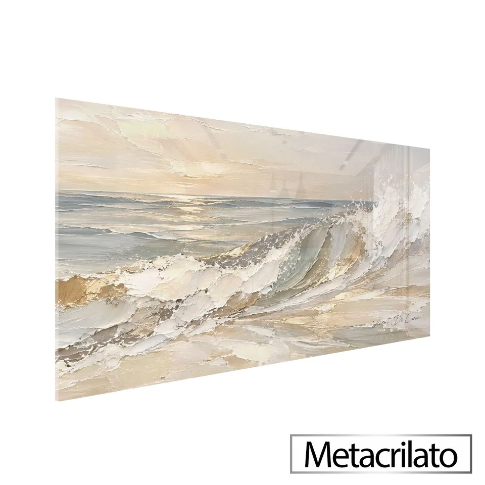 Quadro Abstrato BackWish com acabamento em metacrilato