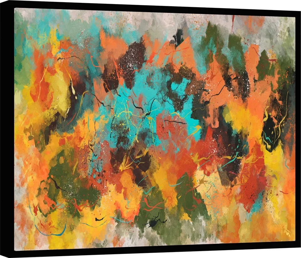 Quadro Abstrato Corado - Quadros Abstratos | QuadrosDecorativos.com