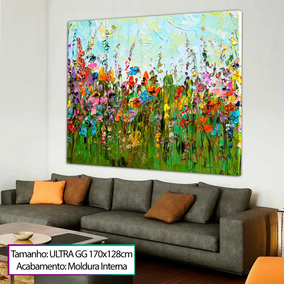 Quadro Abstrato Flores, de Vicent de Lucca — foto 6