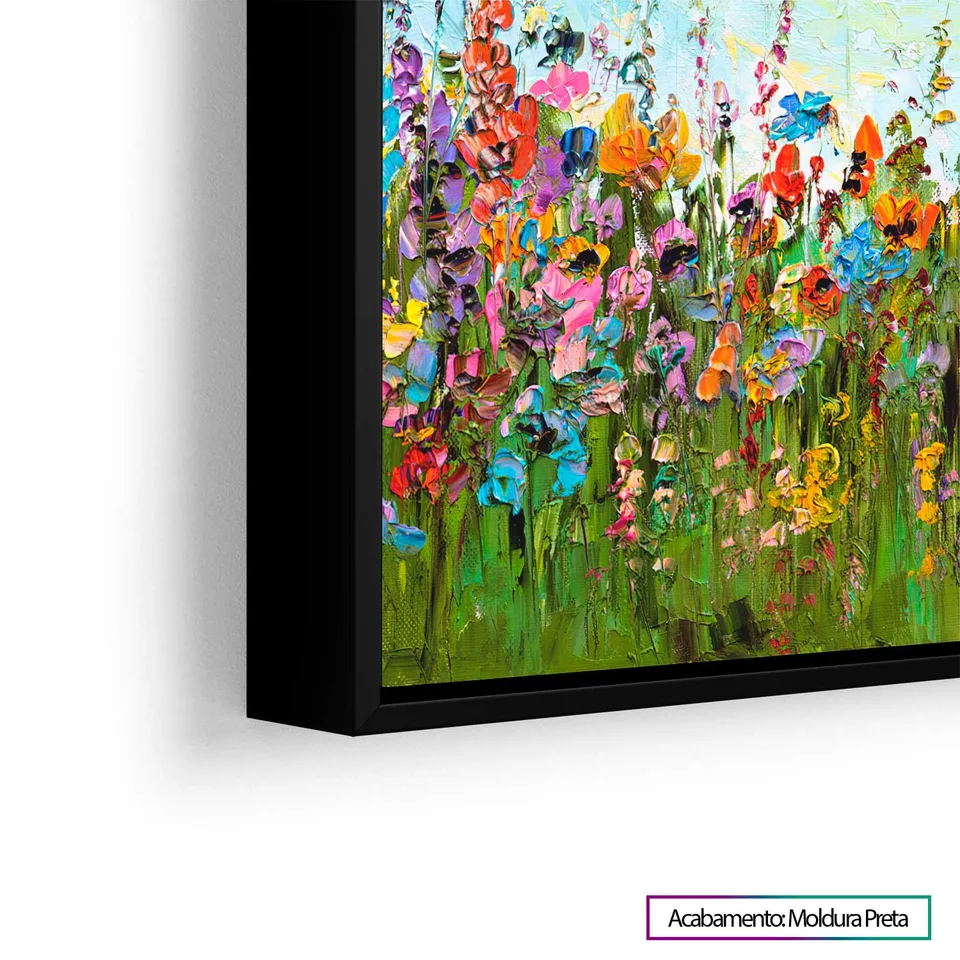 Quadro Abstrato Flores, de Vicent de Lucca — foto 7