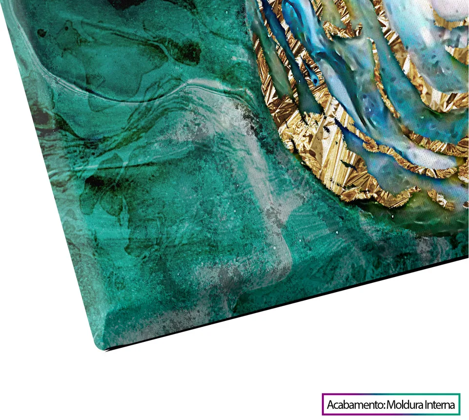 Quadro Abstrato Mármore Virente, de Vicent de Lucca — foto 7
