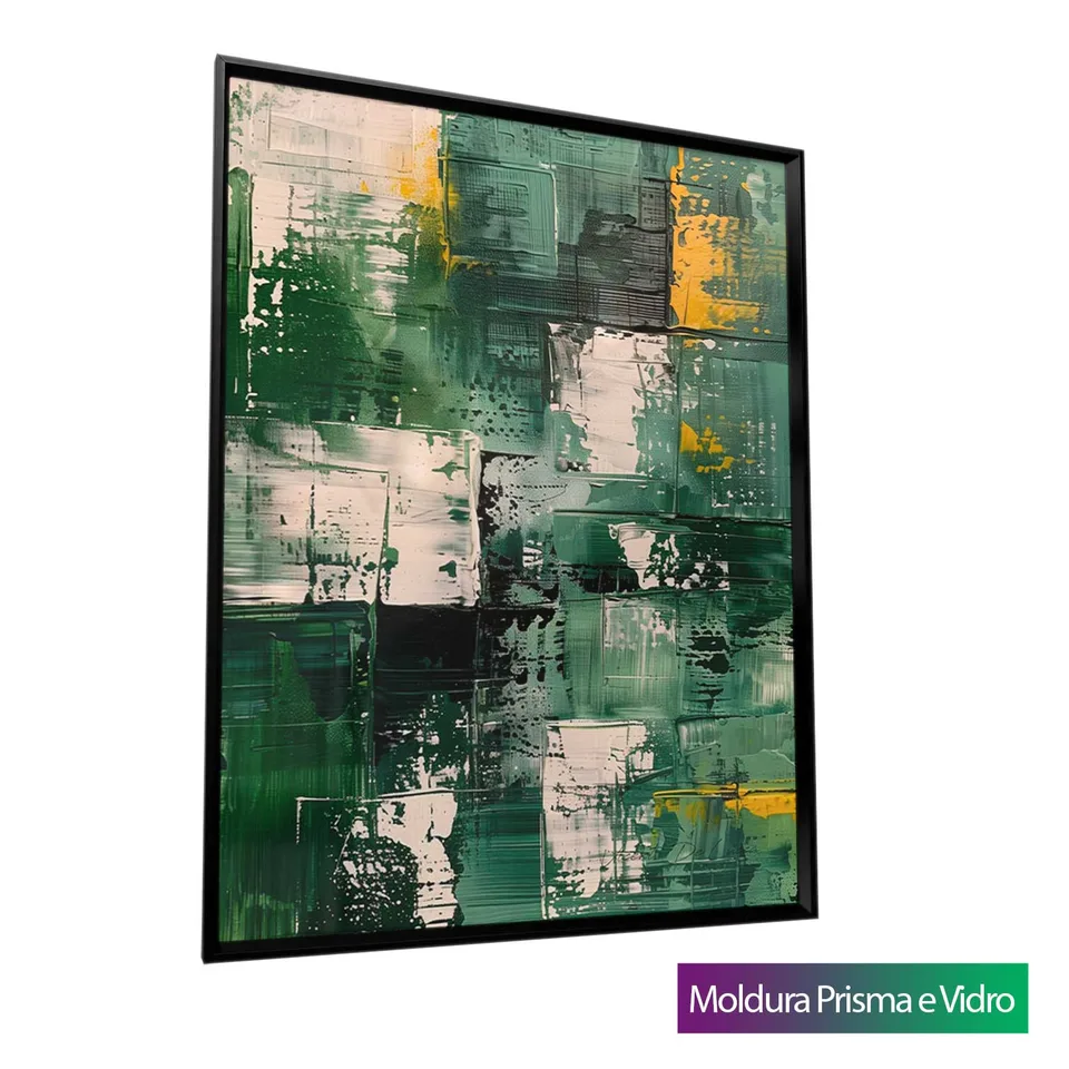8895 Quadro Abstrato Matiz Esmeralda (1)